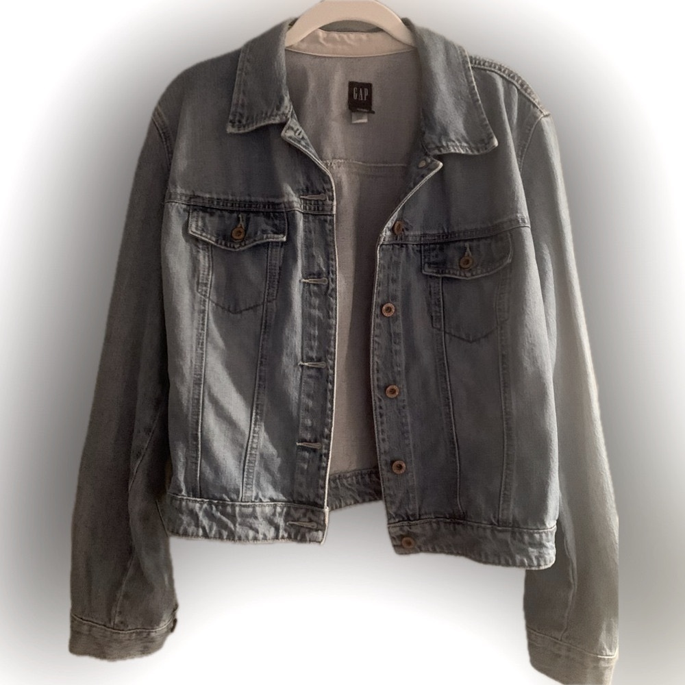GAP Blue Jean Jacket Y2K - Size L